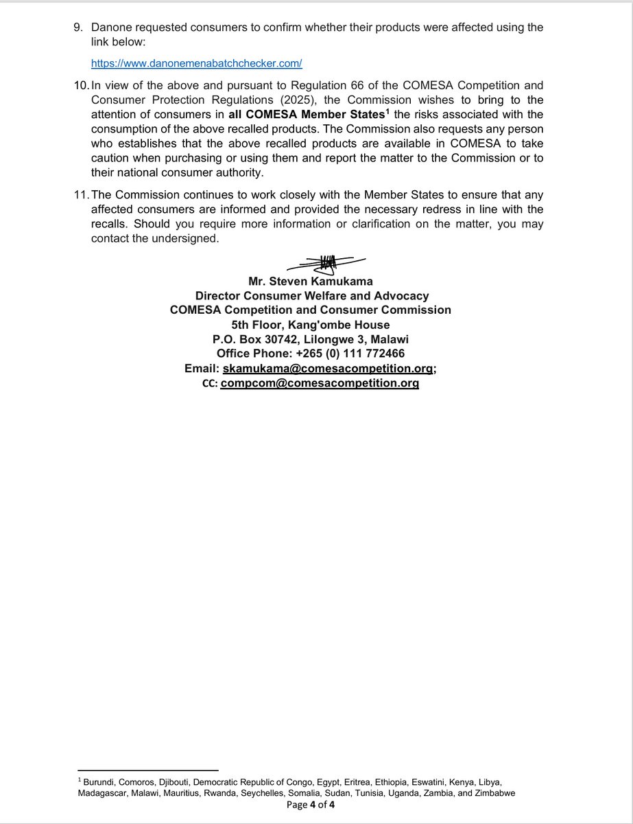 COMESA Competition & Consumer Commission tweet media