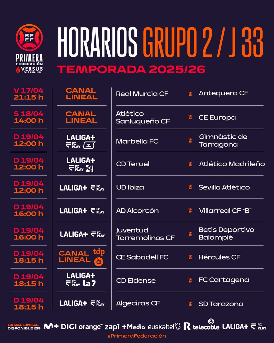 Primera Federación Versus e-Learning tweet media
