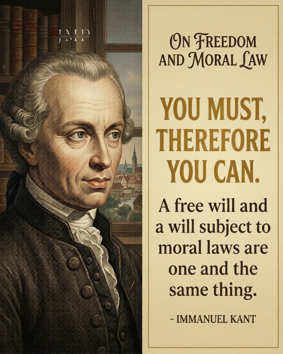 DangKhoa270595's tweet image. When your 6 AM alarm goes off and you want to hit snooze, that is your biology talking.
When you force yourself out of bed because you made a commitment to yourself, that is your free will overriding your biology.

#FreeWill #ImmanuelKant #SelfMastery #PhilosophyForLife
