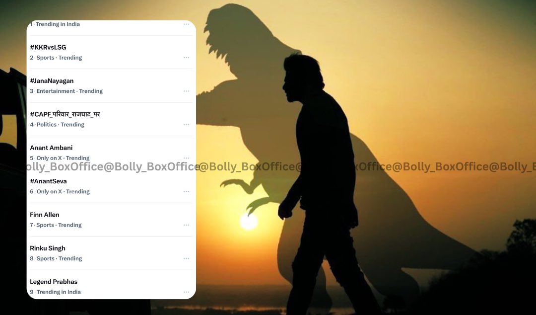 ‘Legend Prabhas’ trends nationwide 🤯