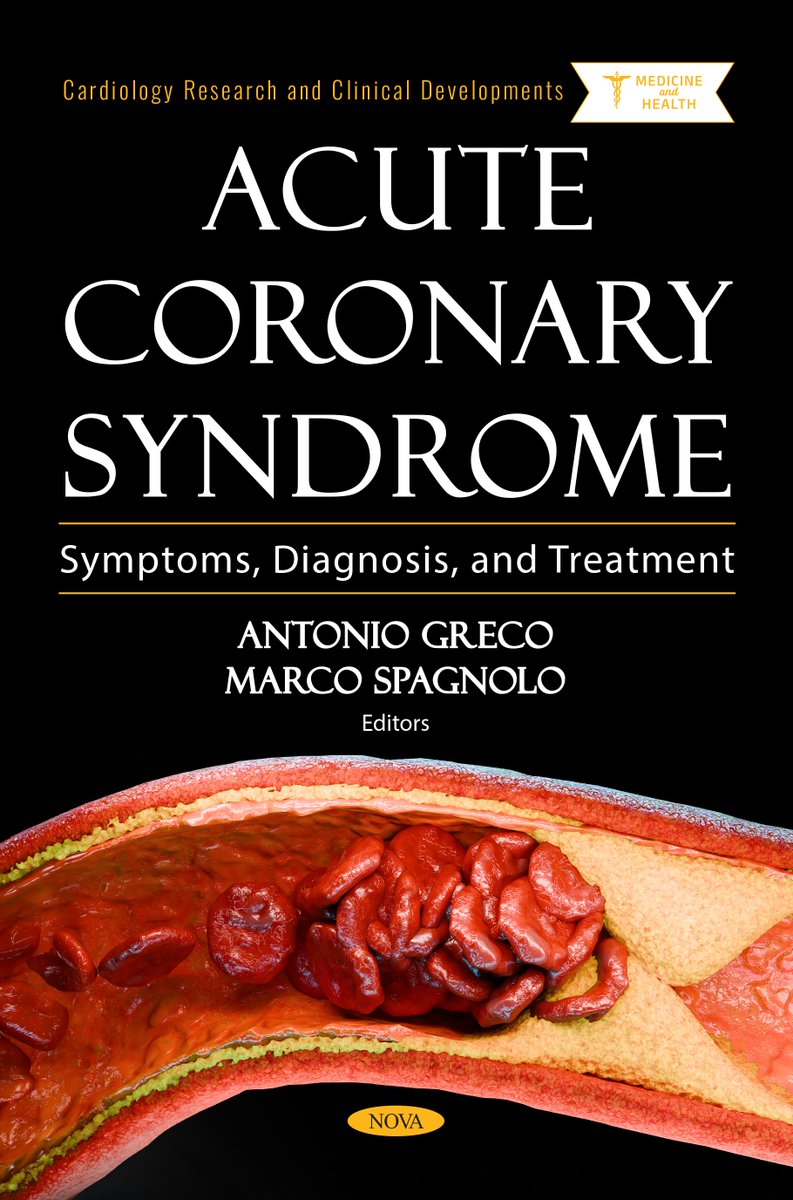NOVA_Publishers's tweet image. This book bridges current evidence with emerging frontiers in the management of ACS, providing clinicians and cardiovascular researchers with a comprehensive resource on the latest standards and innovations in the field. novapublishers.com/shop/acute-cor… #newbook #coronary #medicine #heart