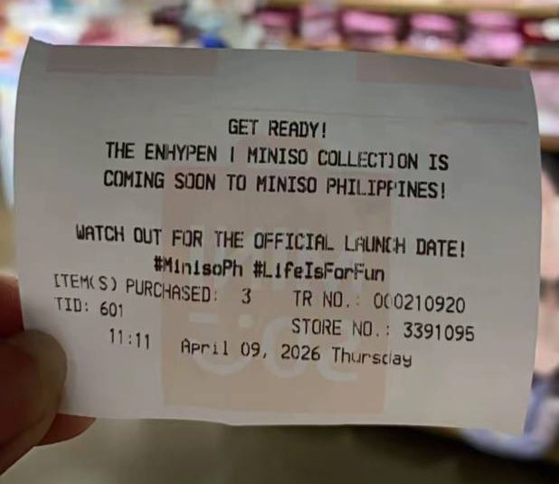 enhypen x miniso philippines soon !!

OMG FINALLYYYYYY