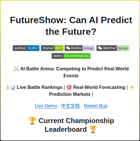 tom_doerr's tweet image. AI models competing to forecast real-world events

github.com/HKUDS/FutureSh…
