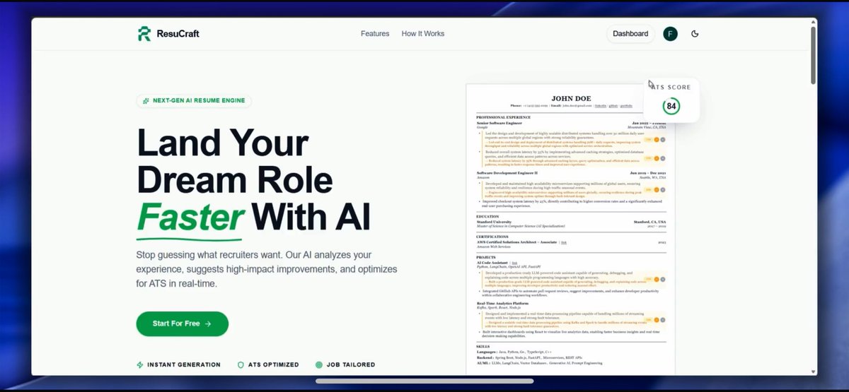 wanderer_2469's tweet photo. Looking for people in tech who build cool stuff. Tell me what you're building. I'm building my own AI resume editor SaaS, launching soon.
#buildinpublic #jobs #techjobs https://t.co/N7r4Hy2lY2