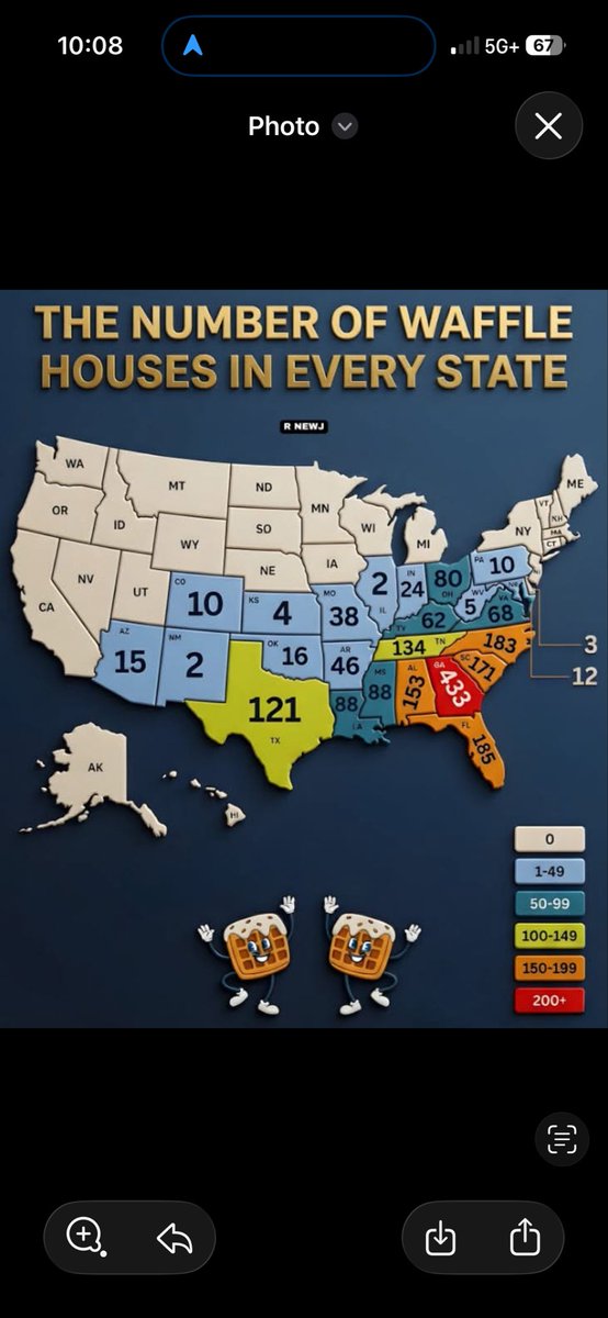 R7Bear's tweet photo. @WaffleHouse my friend sent me this just to rub in that we don’t have my favorite restaurant. I’m ready to quit my job and work at the Waffle House. I have my mayor on board. Let’s get the top breakfast spot to Utah. https://t.co/rp28IJve7k