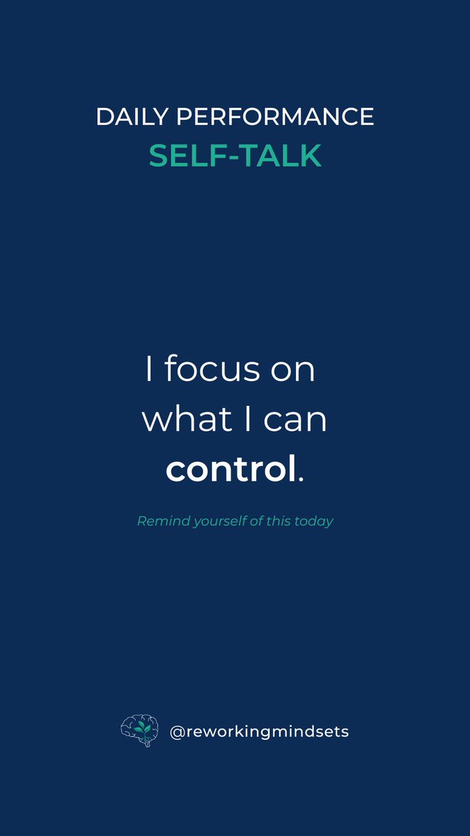 ReworkMindsets's tweet photo. Daily Performance Self-Talk

#MentalPerformance #mindset #ReworkingMindsets https://t.co/MtBPtKQ9UR