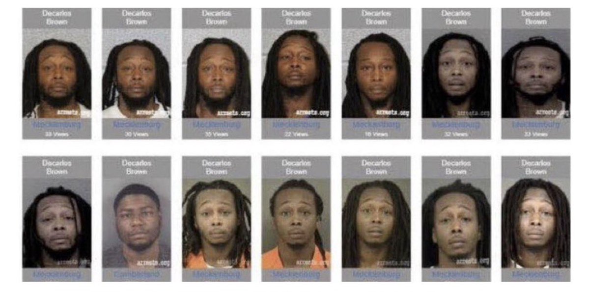 visegrad24's tweet image. The many criminal faces of DeCarlos Brown Jr.