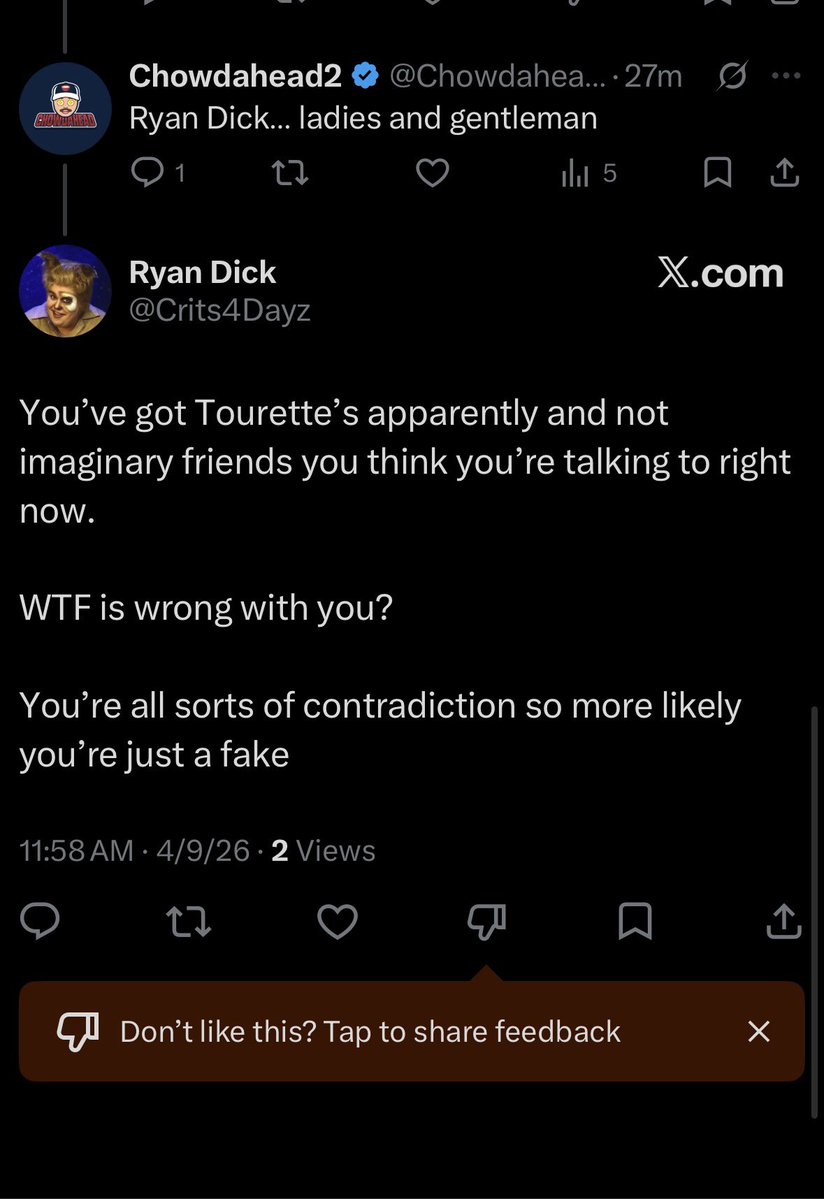 Meet the Dick of the day ladies and gentleman. Literally Ryan Dick.