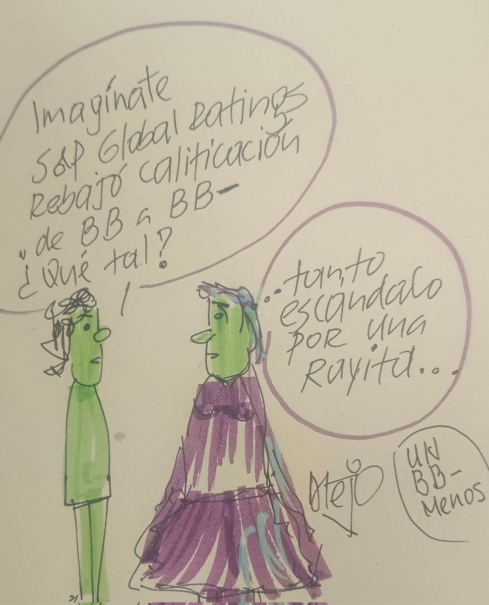 Por una rayita, un escándalo!