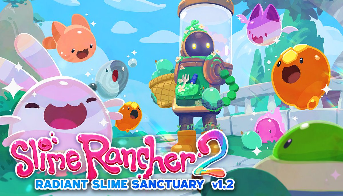 The next Slime Rancher 2 content update is coming April 16th! Just in time to welcome spring and some radiant friends.