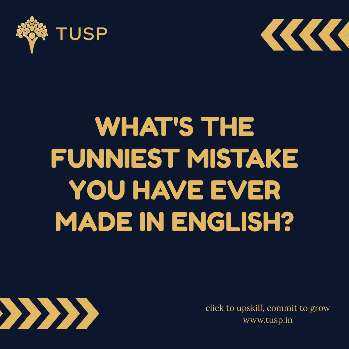 TUSP_Official's tweet image. Let’s be honest, learning English isn’t always perfect.😄
We’ve all had those moments where we said something… and instantly knew it sounded funny!
Those mistakes? They’re part of the journey.

#TUSP #LearnwithTUSP #English