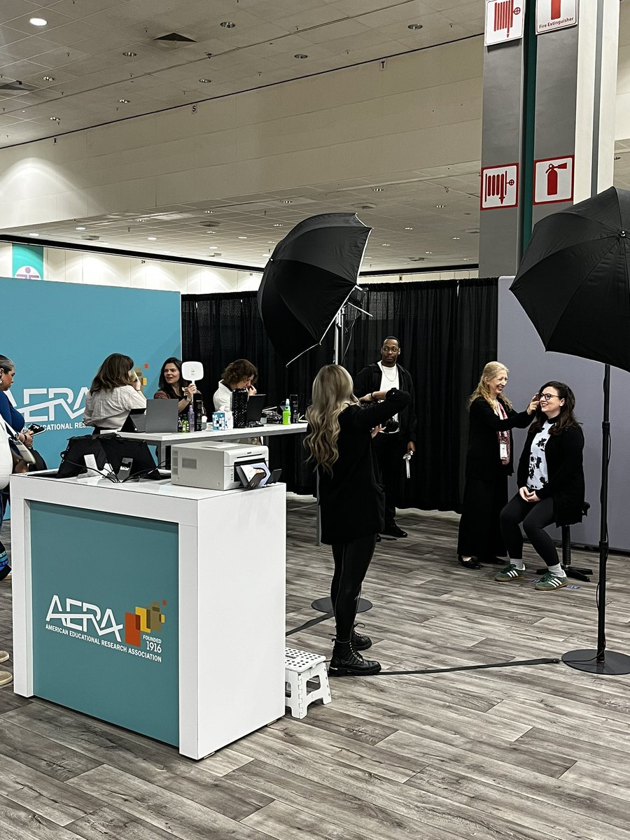 AERA_EdResearch's tweet photo. The headshot lounge is now open! Check in out in the AERA Booth in the Exhibit Hall! https://t.co/c4j53eWOy6