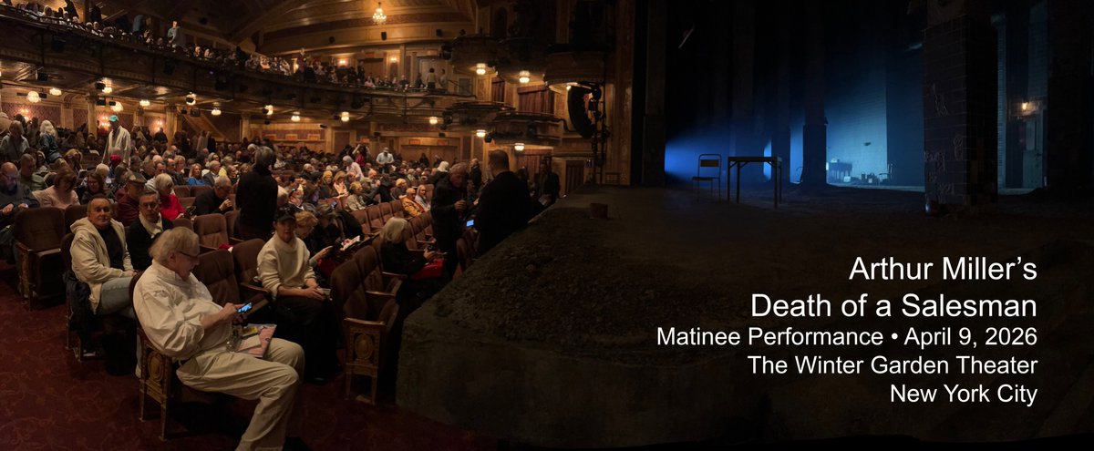 Transmultimedia's tweet photo. When the lights came down, I let go of whatever expectations I had carried with me.
I stopped trying to interpret it.
I just watched.
There’s a moment in the play where Linda says,
“Attention must be paid.”
The line landed differently this time. https://t.co/jrkuXB16vD