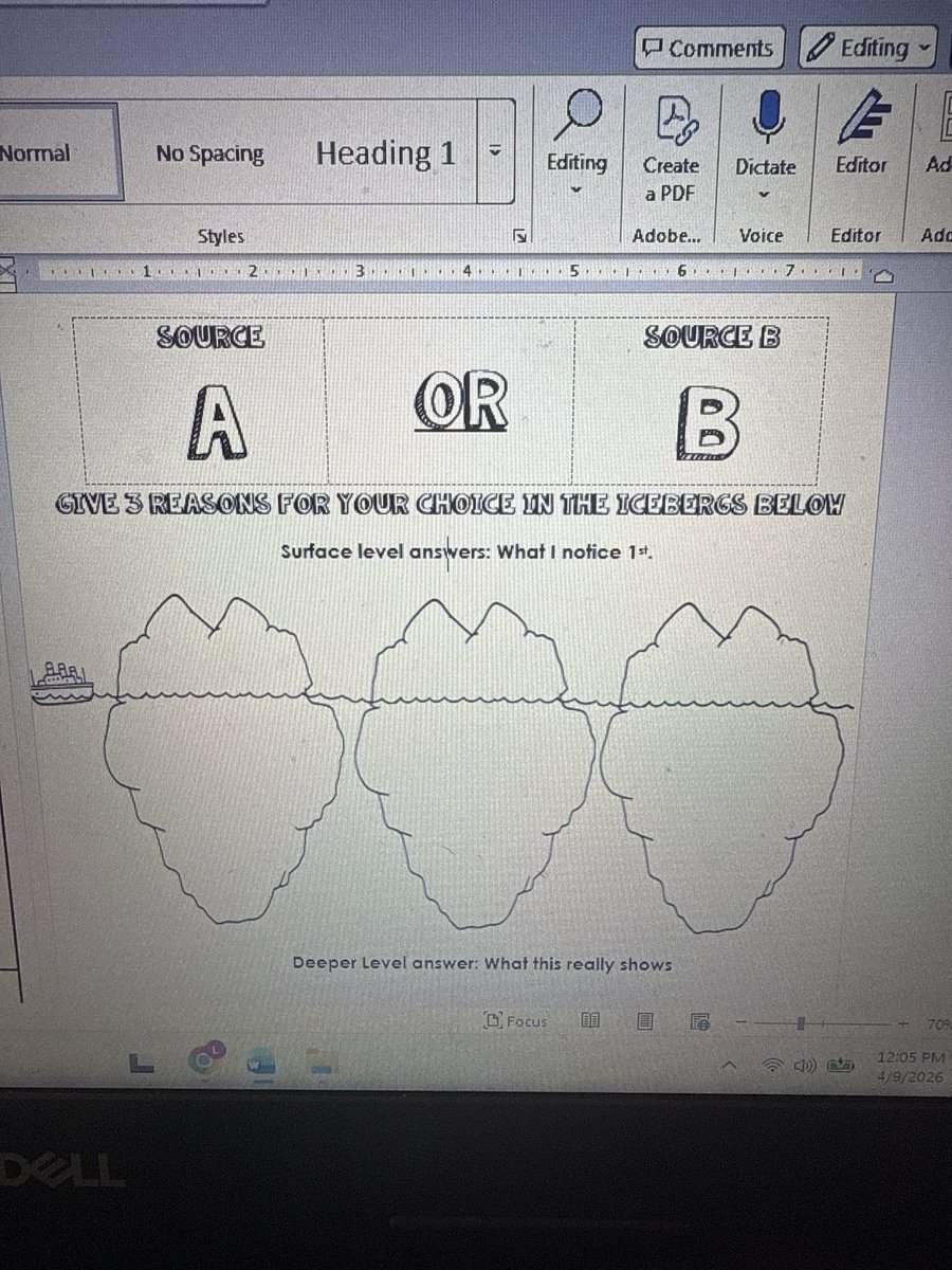 My students have been struggling with reasoning this year and after all of the trials and errors I think this simple idea has changed things

I started using the words “Surface level answers” and “Deeper level answers”. 

I think students started to understand what I meant.