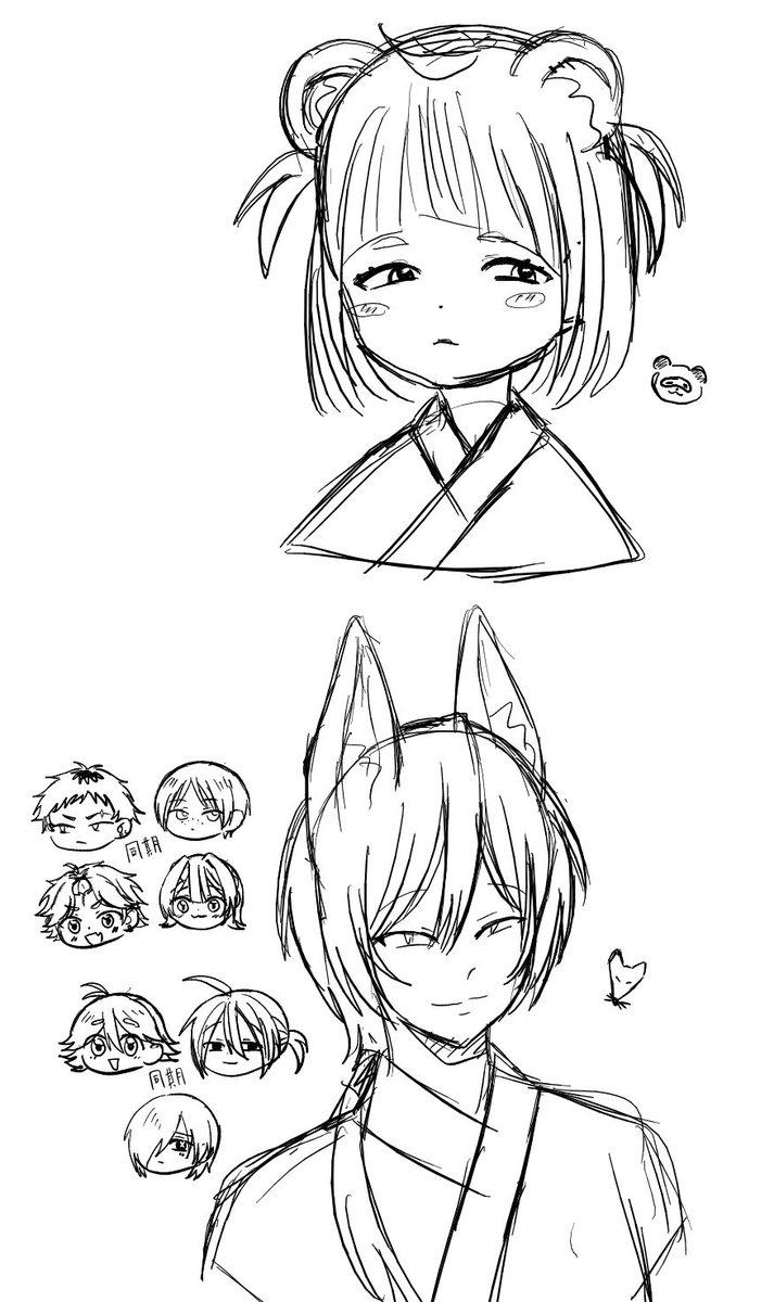 p_un_io's tweet photo. 絵ちゃラクガキ✍️
【あんまり描けんかった....次はもっと描くから！】 https://t.co/96n2ig5nC7