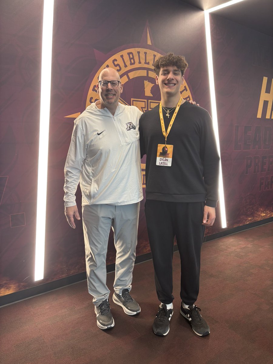 Latell Had an amazing time these past couples day at @GopherFootball Thank you ...