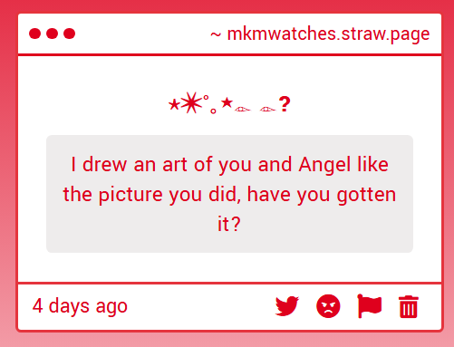 mkm_watch's tweet photo. Sadly not... If anyone else has sent me any other art gimmicks, I have not received a single one. https://t.co/FoD0QzyFRE