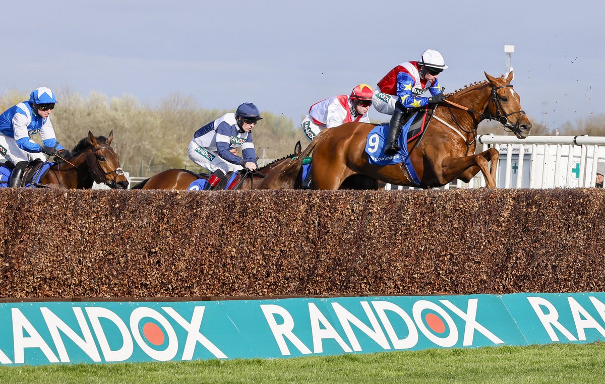 ForanEquine's tweet photo. Lift off for Ryan’s Rocket 🚀 

Jonathan Burke lands the Red Rum Chase for Fergal O’Brien 💥

#OurScienceYourSuccess #SupplementingForSuccess #Aintree https://t.co/8JpG21Amow
