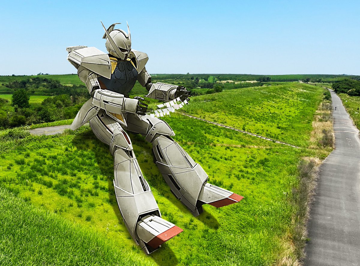 zichi3150's tweet photo. 洗濯日和 MGバージョン
大阪淀川の河川敷にて
※AIじゃない
#ターンエーガンダム https://t.co/Zm1f9fhVM6