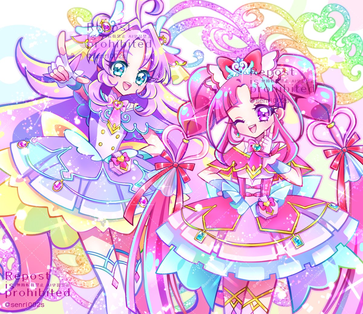 senri002s's tweet photo. かわいい名探偵💜🩷 https://t.co/LWW0QlNglQ