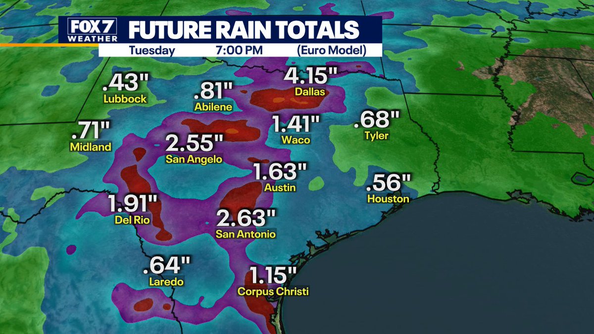 We are still trending to get much needed rain in the next 7 days.