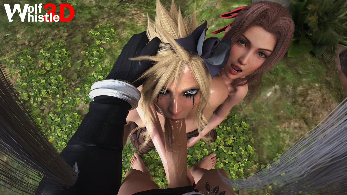 WolfWhistle3D's tweet photo. Commission for @Fsyco 
Aerith and Cloud teaming up on Sephiroth https://t.co/9asVTL8LdR