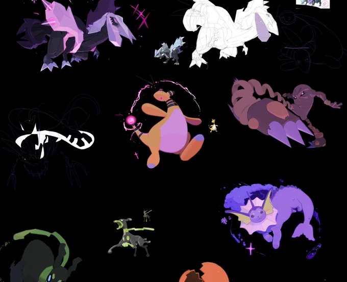 new edition of my mspaint sketchlog…! free on my itchioo … so many drawings..!!