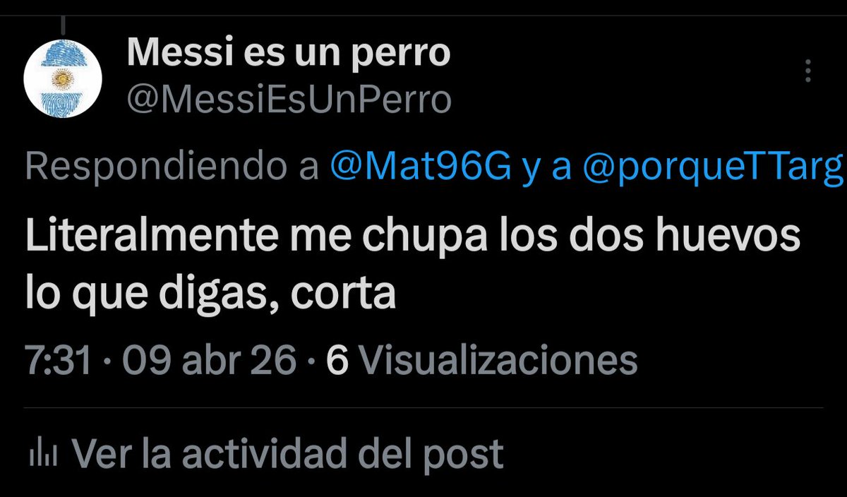 Messi es un perro tweet media