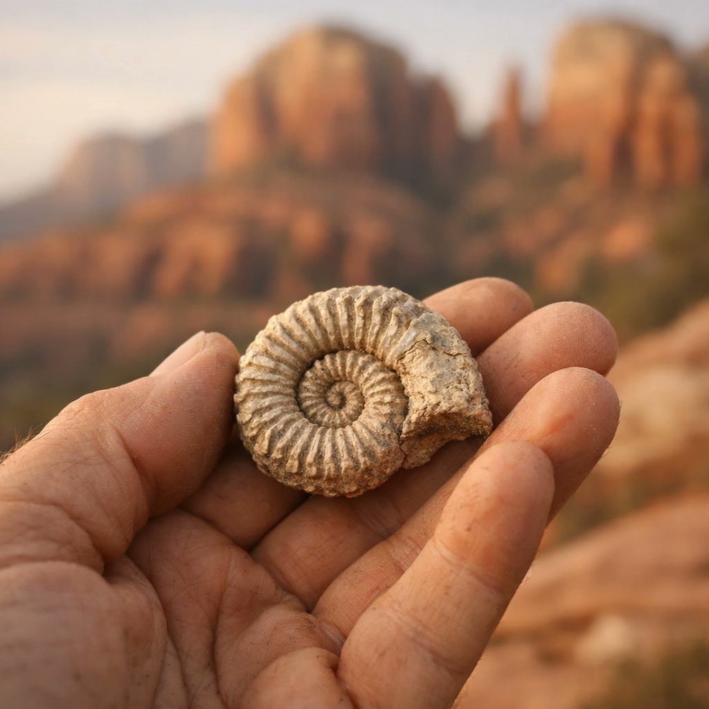 theEdgeMagazine's tweet image. Sedona was once an ocean floor. 🌊 Finding sea fossils in the red rocks is a sacred reminder: Earth is in constant expansion. Join our Wild Grace Retreat: edgemagazine.net/retreats/ ✨

#SedonaSecrets #HolisticLiving #RedRocks #SacredEarth #WildGrace