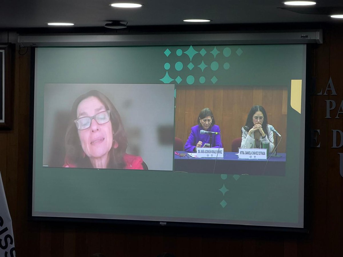 MaAscensionMor's tweet photo. 🎓 Conferencia magistral #LauraPautassi

El derecho al cuidado se posiciona como un elemento central para repensar la seguridad social desde una perspectiva contemporánea.

#SeguridadSocial #UNAM #CISS https://t.co/l7ZlmMq1Qz