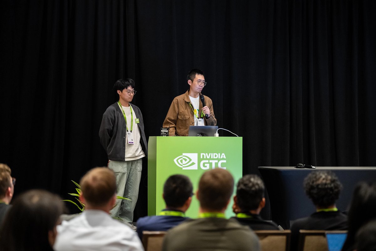 NVIDIAAIDev's tweet photo. What a night for the NVIDIA Dynamo community 📸

From OSS commits to production-scale inference, NVIDIA Dynamo is quickly becoming part of the modern AI stack enhancing stability, reliability, and speed.

One thing was clear: faster inference is the new frontier—and Dynamo is the skill to master. Inference is hard (really hard), and the game is shifting. 

And the conversations didn’t stop there. An incredible turnout stayed on to connect, share ideas, and celebrate the growing inference ecosystem.

Huge thank you to our speakers from @alibaba_cloud, @baseten, @haoailab, @intel, @Pinterest, @PrimeIntellect, and to everyone who joined us and continues to push Dynamo forward. 

📗 https://t.co/9urWKV9Ltt