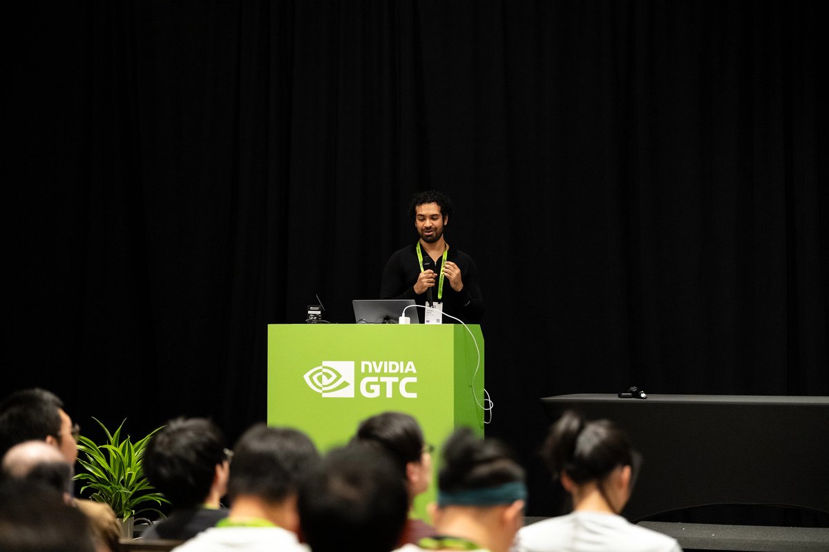 NVIDIAAIDev's tweet photo. What a night for the NVIDIA Dynamo community 📸

From OSS commits to production-scale inference, NVIDIA Dynamo is quickly becoming part of the modern AI stack enhancing stability, reliability, and speed.

One thing was clear: faster inference is the new frontier—and Dynamo is the skill to master. Inference is hard (really hard), and the game is shifting. 

And the conversations didn’t stop there. An incredible turnout stayed on to connect, share ideas, and celebrate the growing inference ecosystem.

Huge thank you to our speakers from @alibaba_cloud, @baseten, @haoailab, @intel, @Pinterest, @PrimeIntellect, and to everyone who joined us and continues to push Dynamo forward. 

📗 https://t.co/9urWKV9Ltt