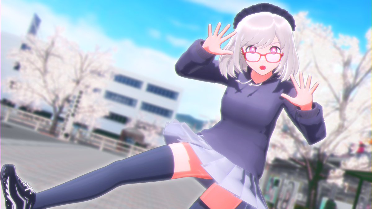 せっかくコンパチ衣装作ったし、軽く踊らせたい。
そんなわけで短いの作ってます。
投稿する時にはもう桜散っちゃってるけどいいのだ。