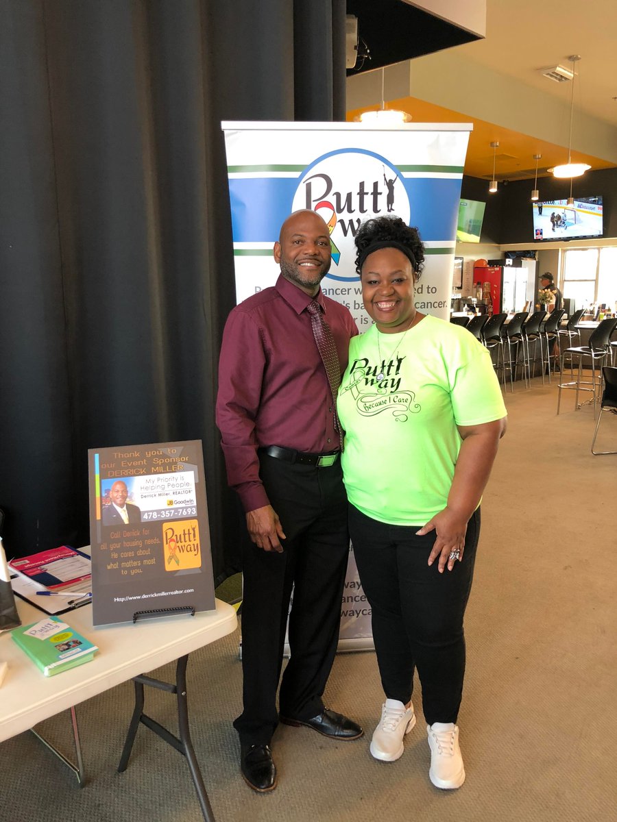 PuttAway_Cancer's tweet photo. Highlighting Derrick Miller of JB Goodwin Realtors. As a cancer warrior and early supporter of Putt Away Cancer, he uses his gifts to bless others. For a personalized home search, contact 210-581-9050 or derrickmiller@jbgoodwin.com. #togetherwecan #puttawaycancer https://t.co/QNU7mtlDAW