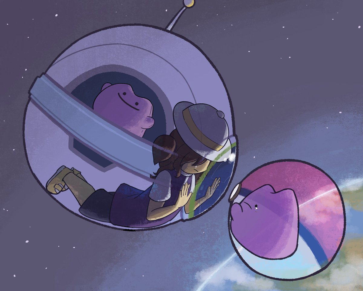 Noticed the spaceships in this game are also shaped like Pokeballs.

Everyone is trapped in this story.

#ぽこあポケモン #pokopia