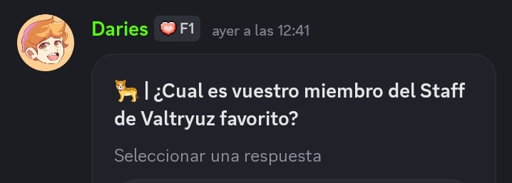 Valtryuz's tweet photo. @Daries_21_ Eso sería válido, si en tu mensaje no hubieses puesto que miembros del Staff prefieren https://t.co/M83lDo8uoJ