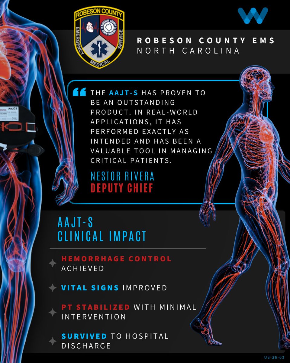 CompressionWork's tweet photo. Swipe to follow the pt’s journey - from injury to discharge. 📷
AAJT-S Use Case: Junctional Hemorrhage Control - Robeson County
A 50-year-old male presented with a gunshot wound to the inguinal region following an accidental discharge. 
#AAJTS #AbdominalTourniquet https://t.co/8qU9LaOlAY