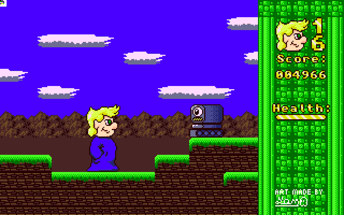 VideosYan's tweet image. Fiz esse mockup de um jogo pra Atari ST.

16 cores, Resolução de 320x200.

#Atari #AtariST #Pixelart