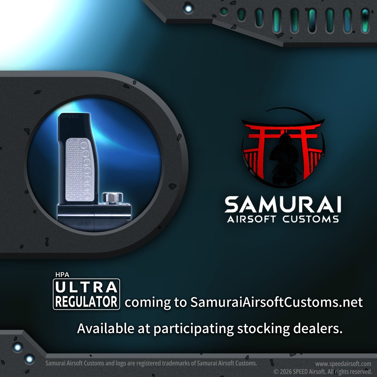 SPEEDairsoft's tweet image. Coming soon to SamuraiAirsoftCustoms.net

🗒️ Learn more about the SPEED HPA Ultra Regulator by visiting our website at speedairsoft.com/hpa-ultra-regu…

#airsoft #speedsoft #speedqb #hpa