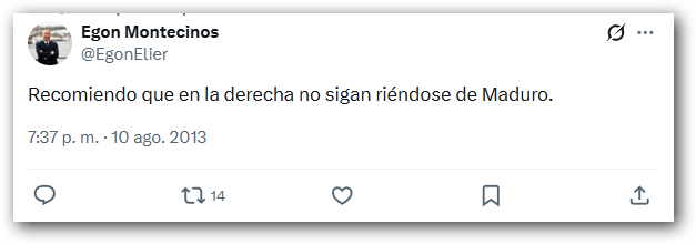 El comunista "egon", q funge de "rector" es además un defensor de MADURO, este tipo de escorias no puede ejercer docencia en ningún establecimiento educacional en Chile.
