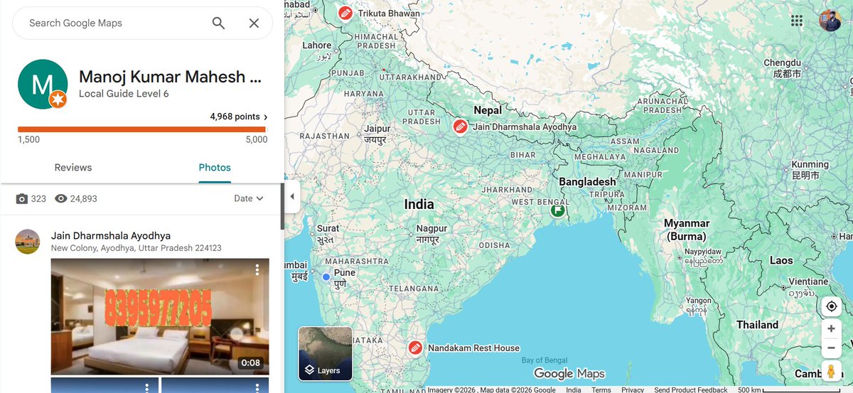 vbhvprksh's tweet photo. @googlemaps @Cyberdost @CyberCrimeshyd @GoogleIndia @Google https://t.co/lJNwLTABnx