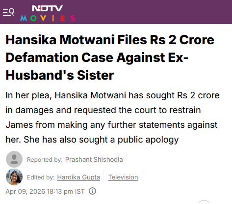 KishSiff's tweet image. Full support to @ihansika 🔥🔥 💪💪
False filing Dowry, DV case must be dealt same way..Don't worry ad valorem fee.. U can do it😡 #GenderBiasedLaws