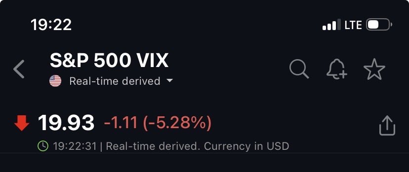 burcbtc's tweet image. #VIX #Piyasalar #Risk

VIX uzun bir aradan sonra tekrar 20’nin altına indi 🚀
👉 Korku azalıyor
👉 Risk iştahı geri geliyor
👉 Likidite ısınıyor
VIX düştüğünde piyasalar nefes alır
⚠️ Ama unutma:
Düşük volatilite genelde büyük hareketlerin habercisidir