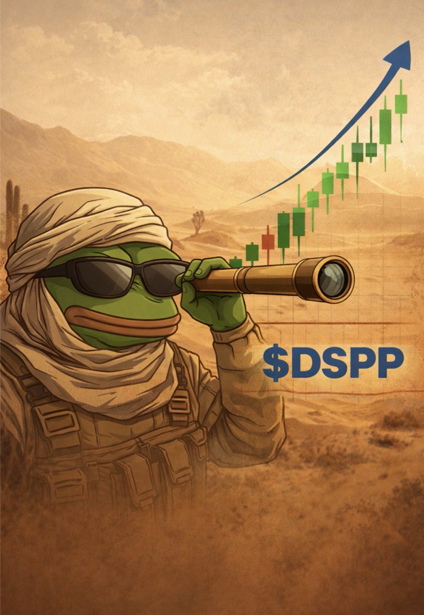 DesertPepe78080's tweet photo. everyone is busy networking

meanwhile smart money is quietly positioning

$DSPP been holding
floor forming
volume creeping back in

this is how reversals start

most of you won’t notice
until it’s already gone

be honest…

are you early
or are you exit liquidity?👀 https://t.co/3Iu95t4Hrk