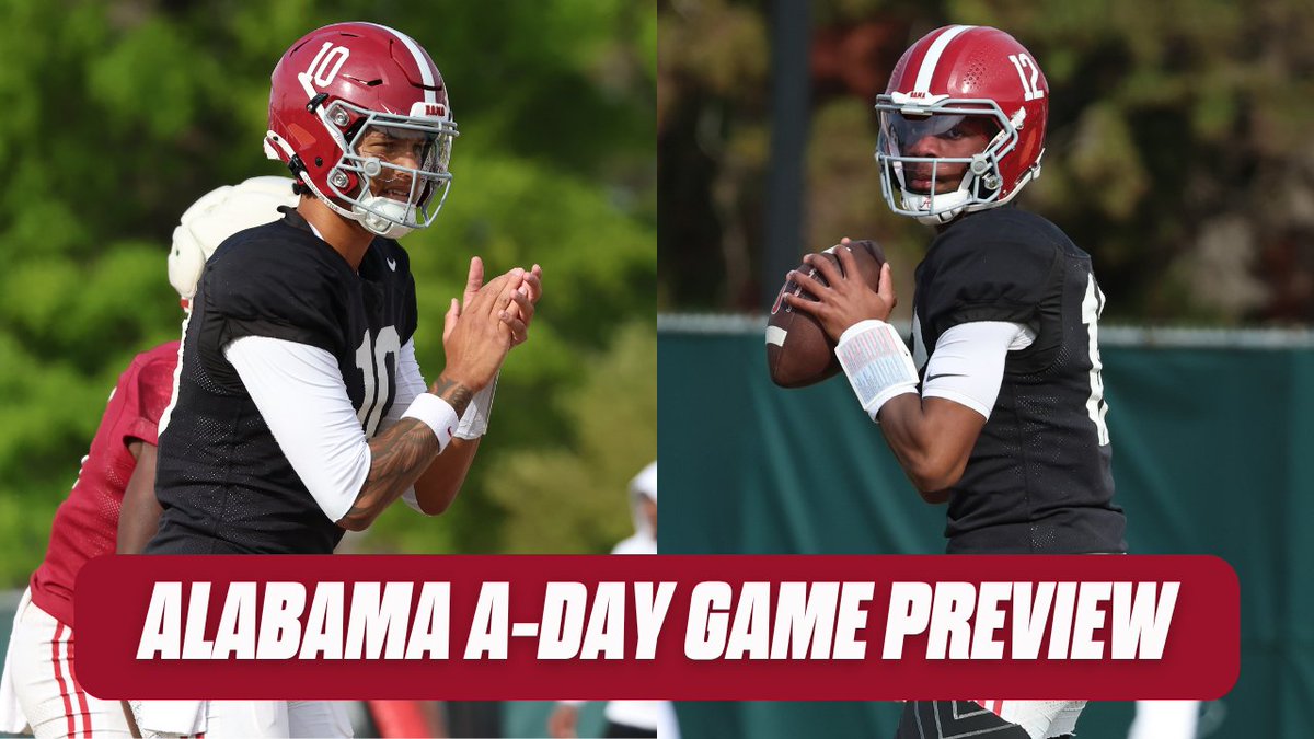 BOL_On3's tweet image. 📺2026 A-Day Preview📺

@Charlie_Potter, @AndrewJBone and @blakebyler45 break down a busy weekend for #Alabama.

- Tide players of interest
- Huge recruiting weekend
- Latest on hoops portal
- And much, much more

🔗 on3.com/teams/alabama-…