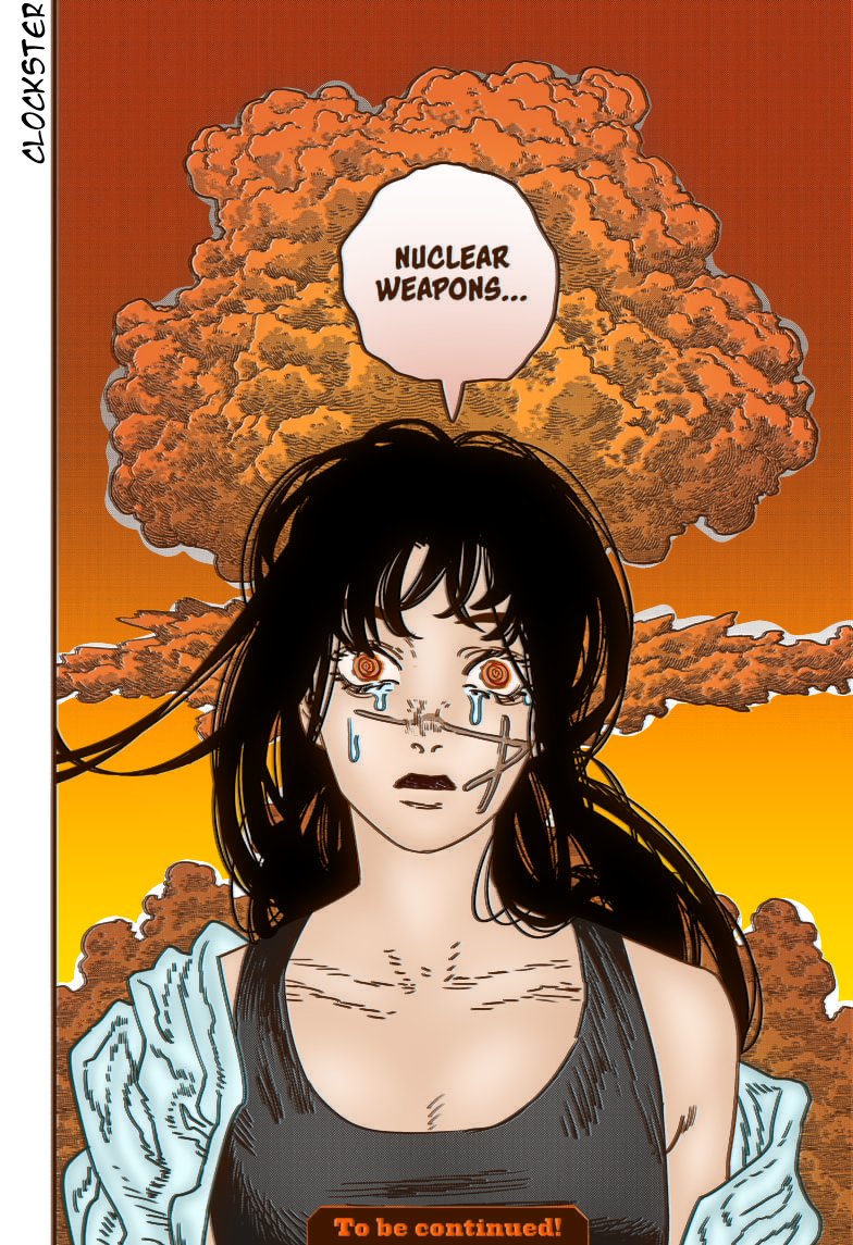 Clockster2's tweet image. I still know how to color #ChainsawMan #csm #coloring