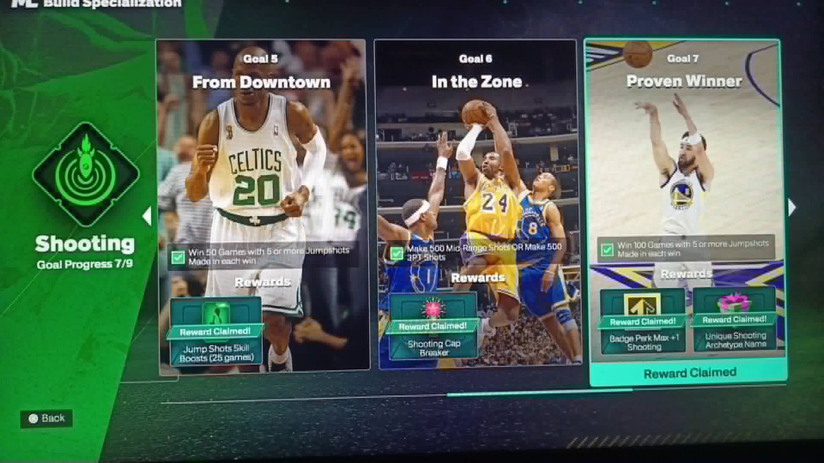 2K_Grinders_Inc's tweet image. Shooting Specialization Goals 5 - 7 Completed For @MottoMotto123. Thank you for using our services. 
#NBA2K26 #2KCommunity #2KComp