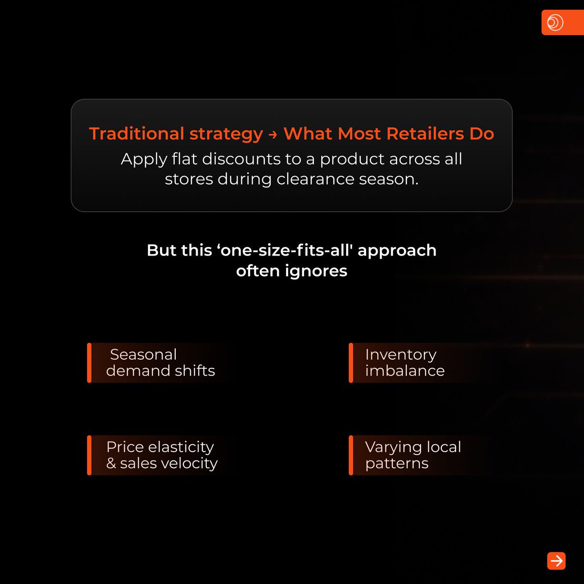 SyrenCo's tweet photo. For a #retail partner, @SyrenCo built a @databricks-𝗽𝗼𝘄𝗲𝗿𝗲𝗱 𝗜𝗻𝘁𝗲𝗹𝗹𝗶𝗴𝗲𝗻𝘁 𝗠𝗮𝗿𝗸𝗱𝗼𝘄𝗻 &amp; 𝗖𝗹𝗲𝗮𝗿𝗮𝗻𝗰𝗲 #𝗢𝗽𝘁𝗶𝗺𝗶𝘇𝗮𝘁𝗶𝗼𝗻 𝗹𝗮𝘆𝗲𝗿 that enabled targeted #SKU-store level #pricing decisions &amp; more. Read how: https://t.co/RrCQPaCsLg #databricks https://t.co/XefZ0zAzof
