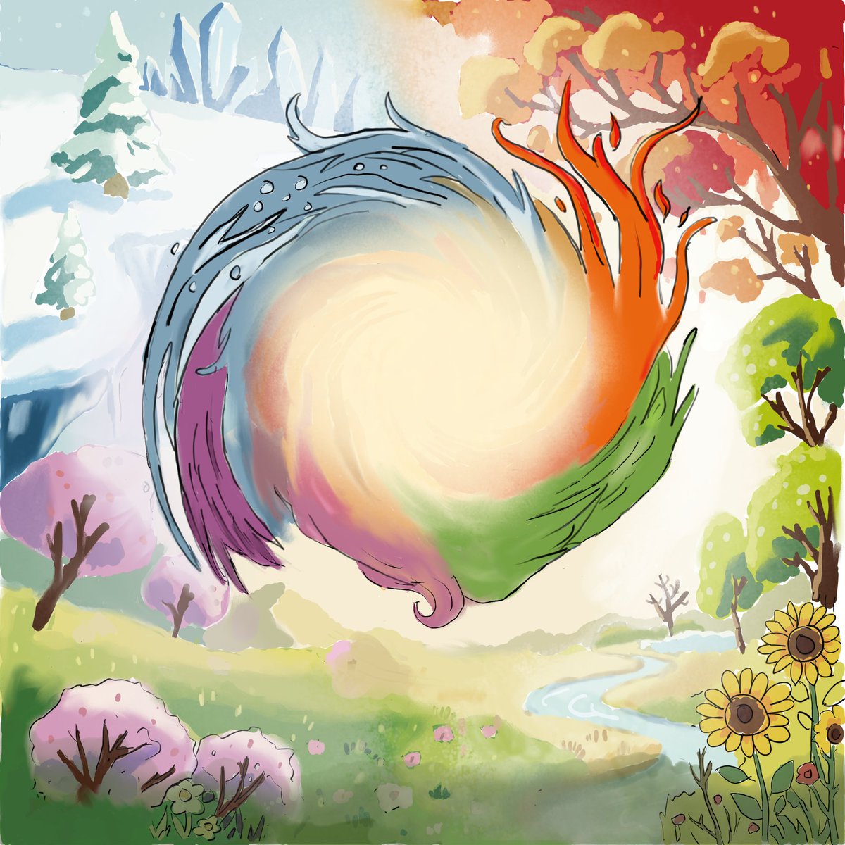 MarkDamico's tweet photo. The seasons are colliding.
Vowland is tearing itself apart.
Faye and Pim aren’t ready… 

#Vowland #SeasonalChaos #Fantasy #IndieAuthor #PlayMade #WorldBuilding #Storytelling #ChildrensBooks #FantasyWorlds https://t.co/lYuOPEbyPN