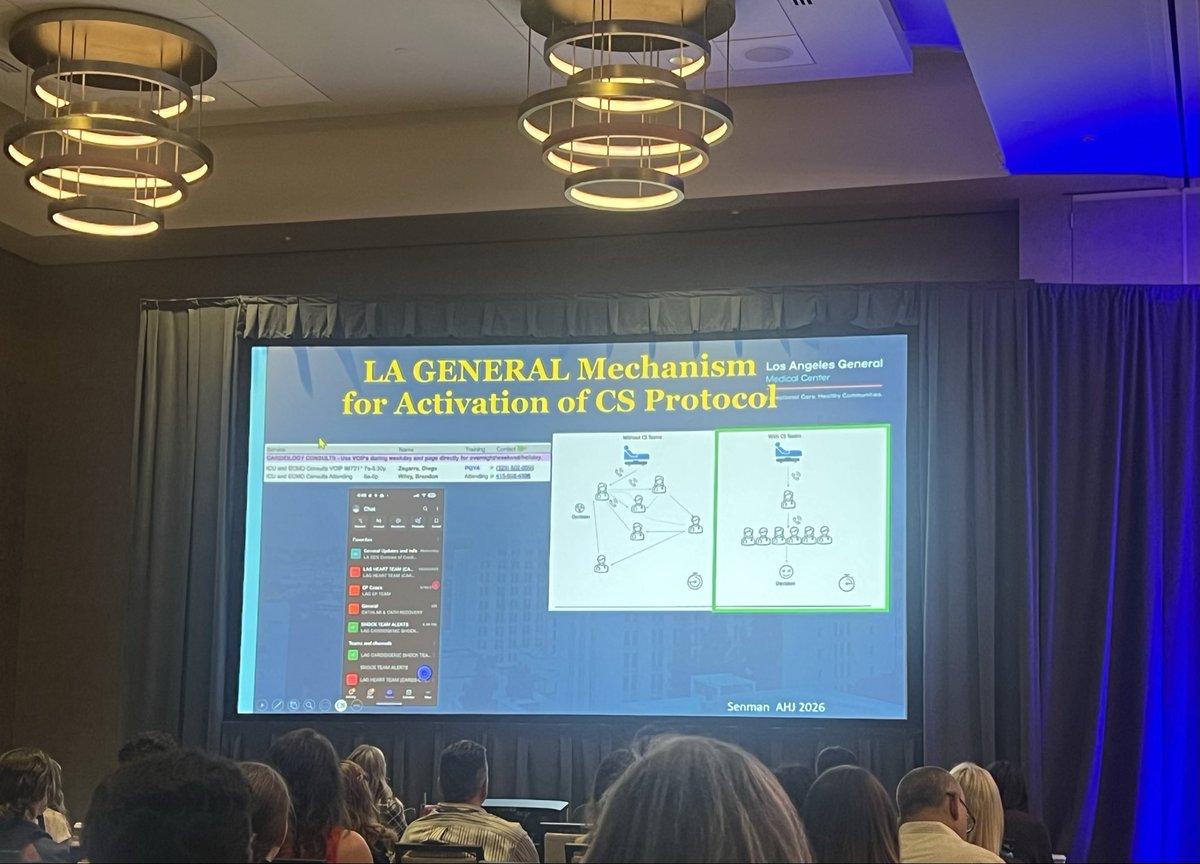 CriticalCardio's tweet photo. Building Cardiogenic Shock Teams in Community Practice with Dr. Brandon Wiley presenting at Heart to Heart @MayoClinicCV in Scottsdale🏜️ https://t.co/U9eDfVU2KN